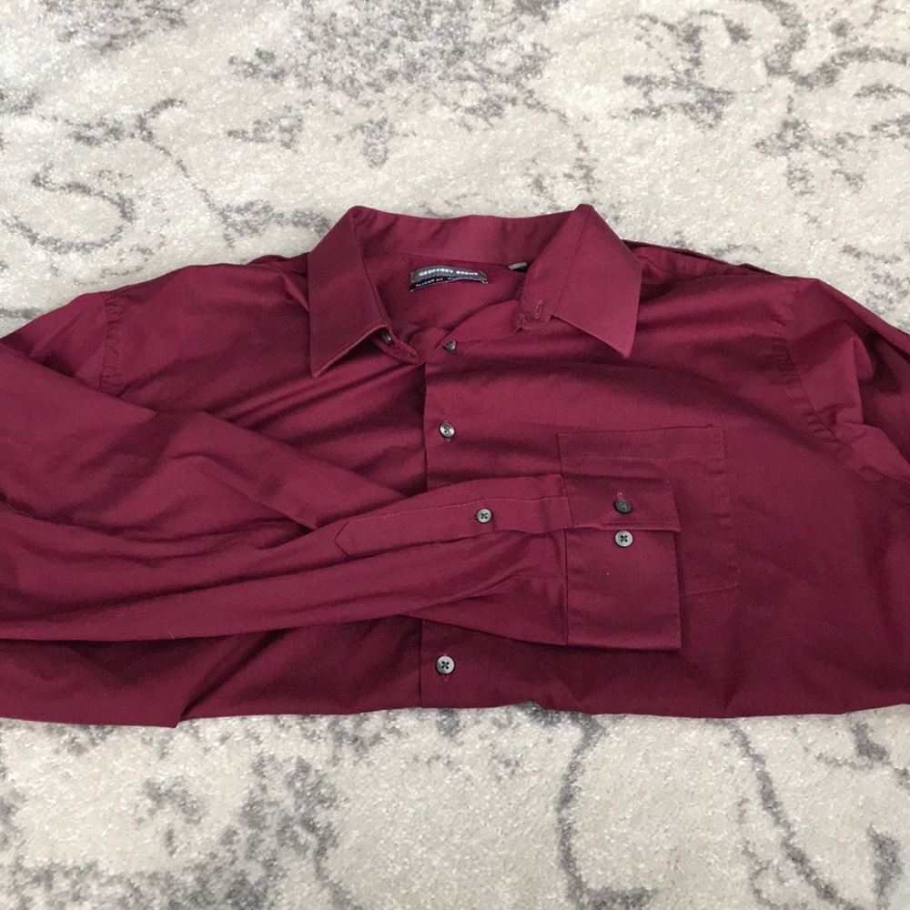 Geoffrey Beene men’s button down shirt